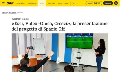 «Esci, Video-Gioca, Cresci», la presentazione del progetto di Spazio Off
